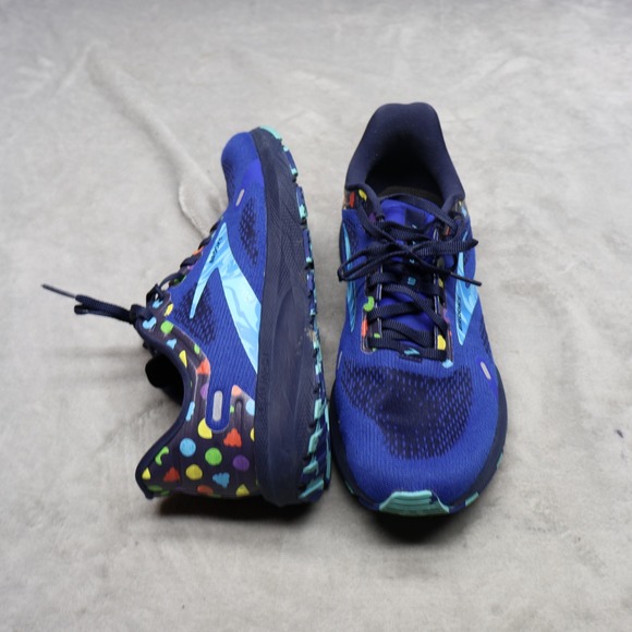 Brooks Shoes - Brooks Womens 9.5B Running Shoes Blue Launch 9 Lightweight Cushioned Athletic